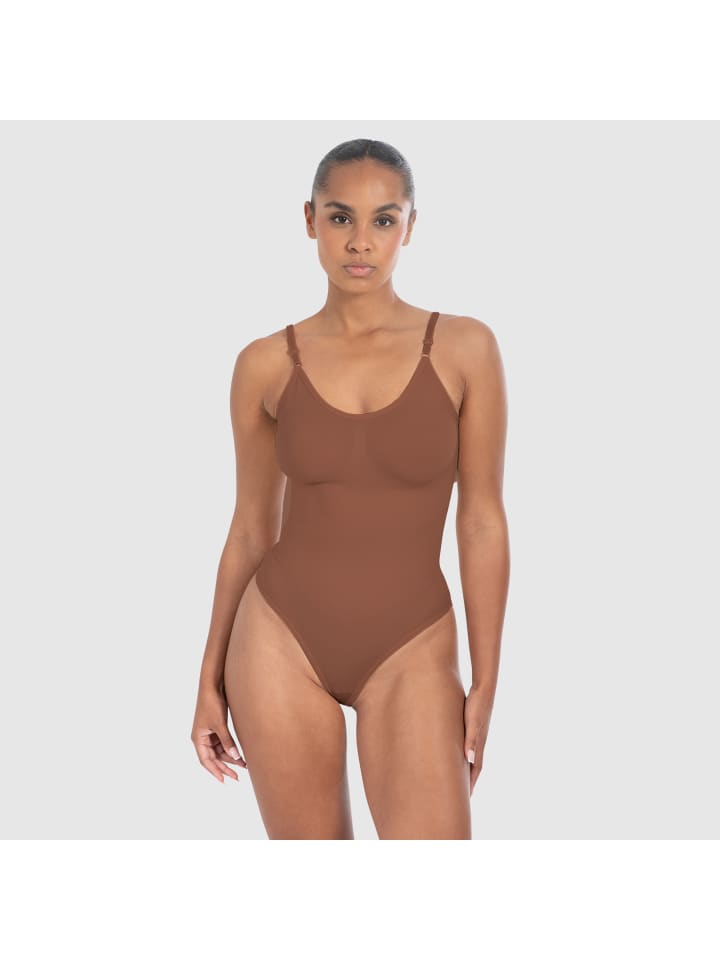 

Боди SMILODOX, коричневый