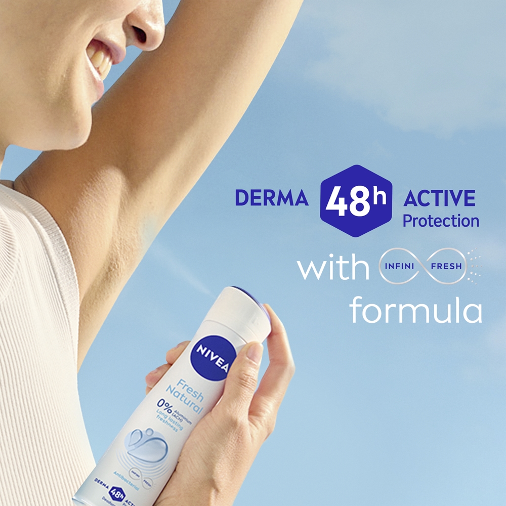Свежий натуральный спрей-антиперспирант для женщин Nivea, 200 мл — фото 4