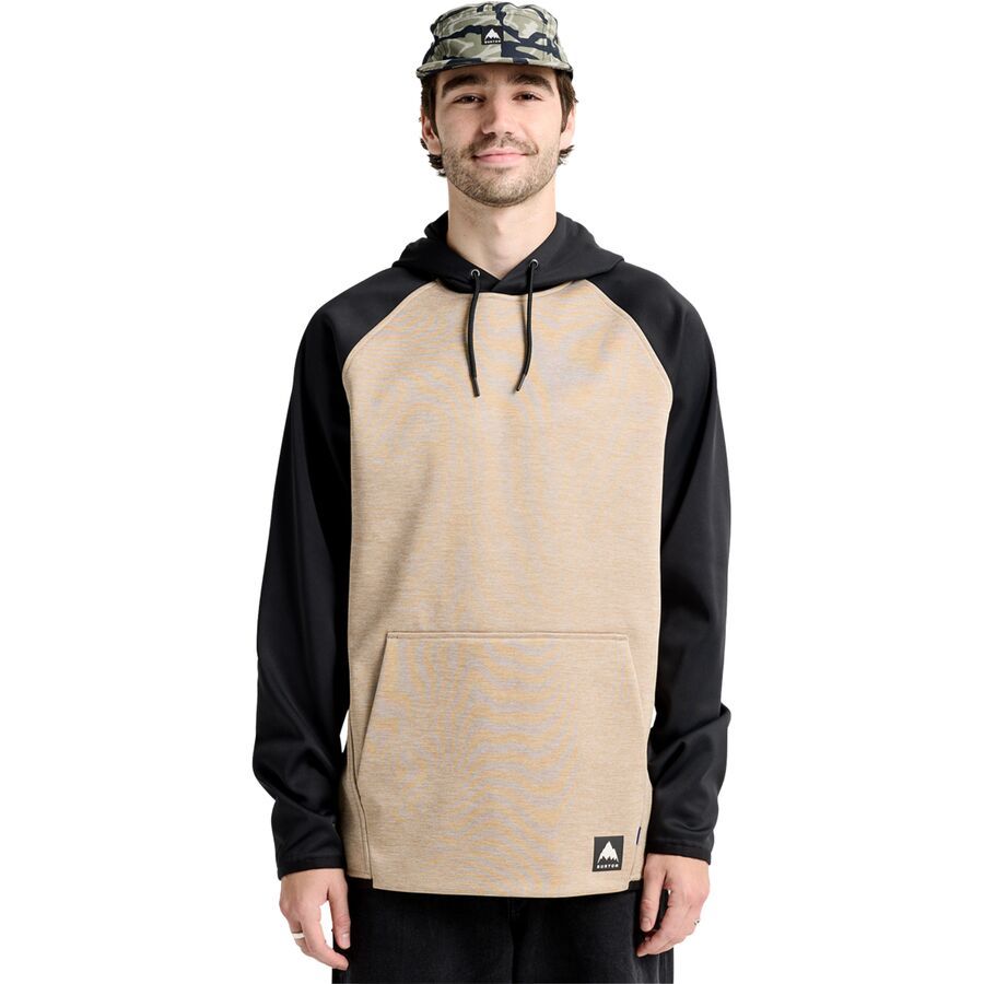 

Толстовка Burton Crown Weatherproof Pullover Fleece Burton, Summit Taupe Heather/True Black