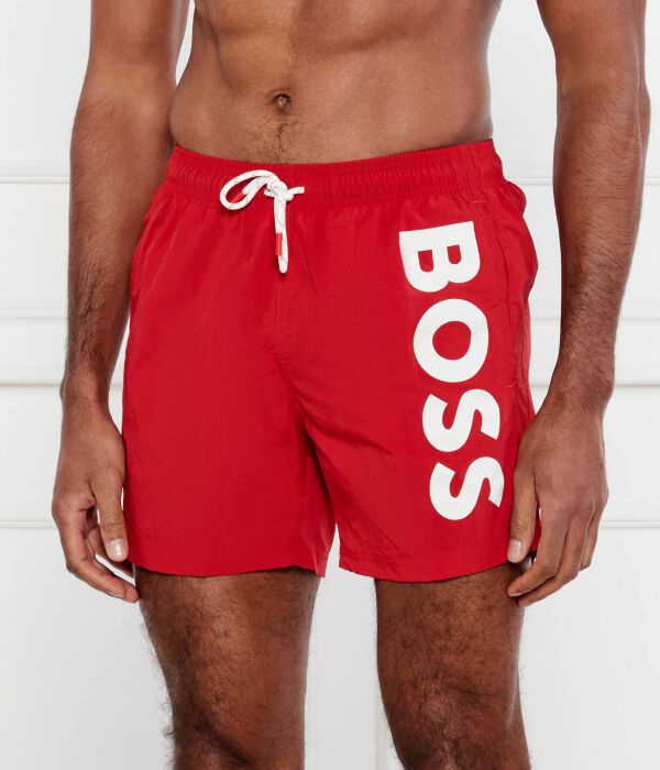 

Шорты для плавания «Осьминог» Regular fit Boss, красный