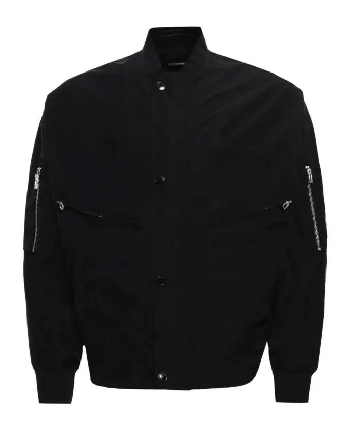 

Черная куртка-бомбер 3r1bm51nnfz0999 Emporio Armani, черный