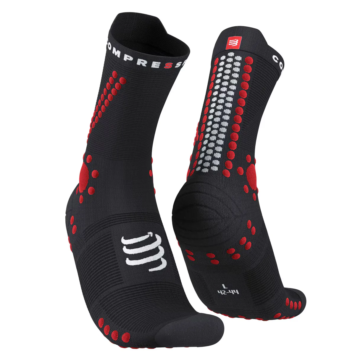 

Pro Racing Socks V4.0 Компрессионные носки Trail Compressport, черный/красный