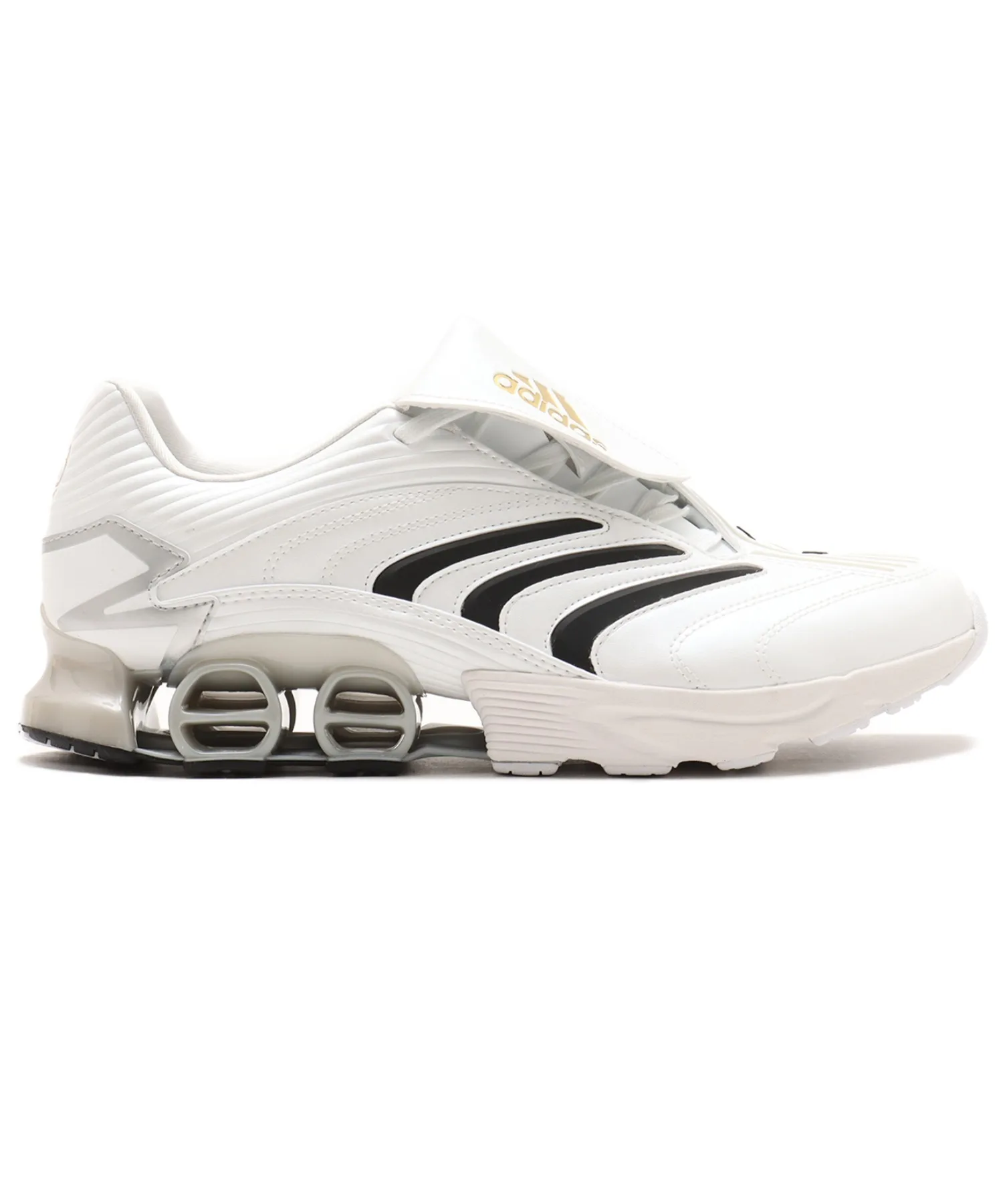 Мужские кроссовки с амортизацией Megaride Predator adidas белые — фото 4