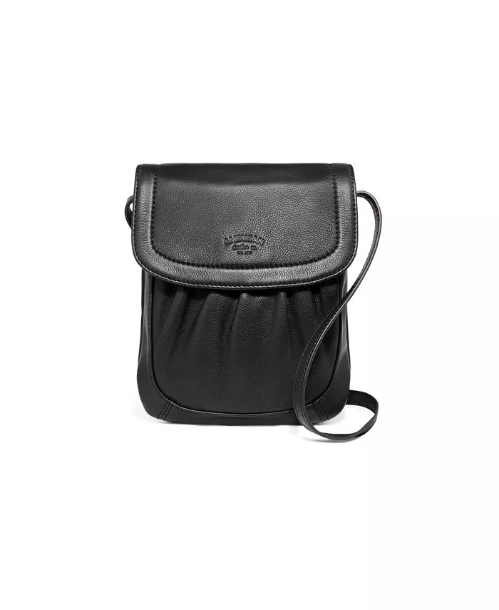 

Бирч Слим Кроссбоди American Leather Co., черный