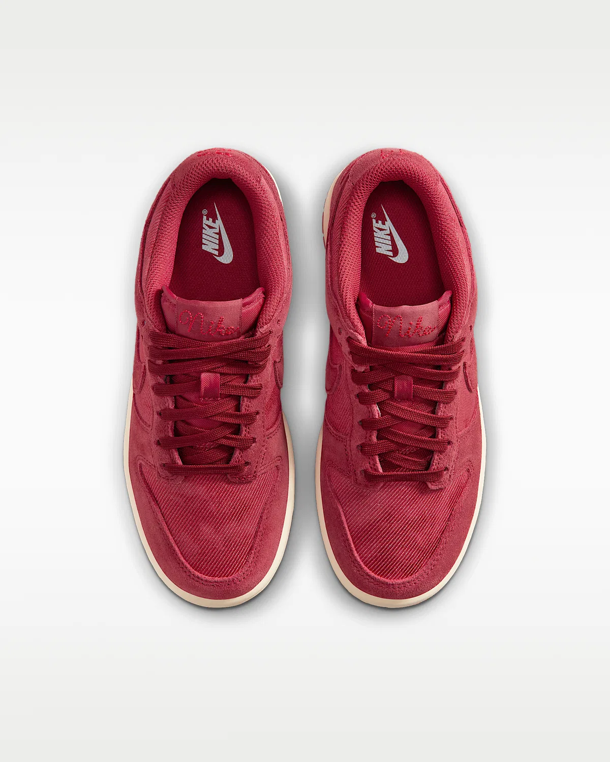 Кроссовки Nike Dunk Low SE для старших детей, Team Crimson/Team Crimson/Sanddrift/Team Crimson — фото 4