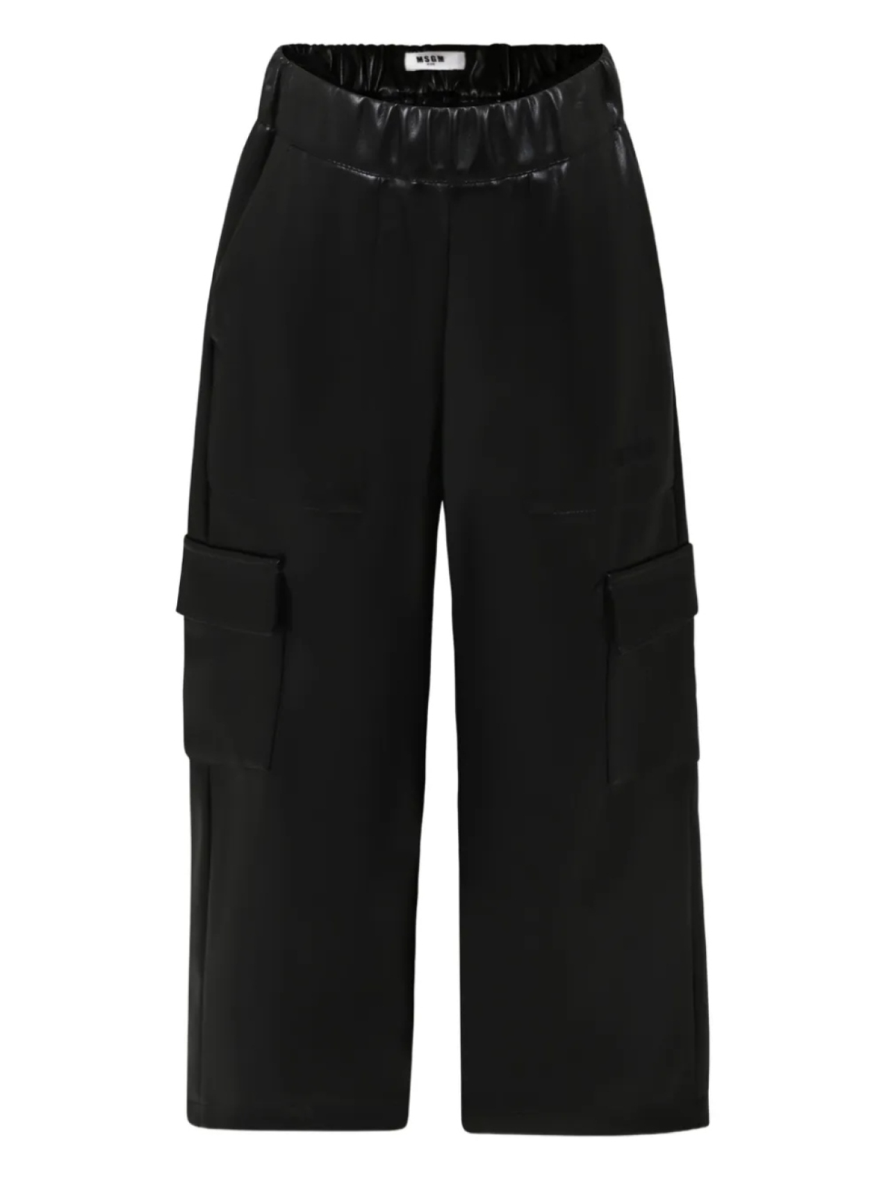 

Брюки-карго с эластичной талией MSGM Kids, черный