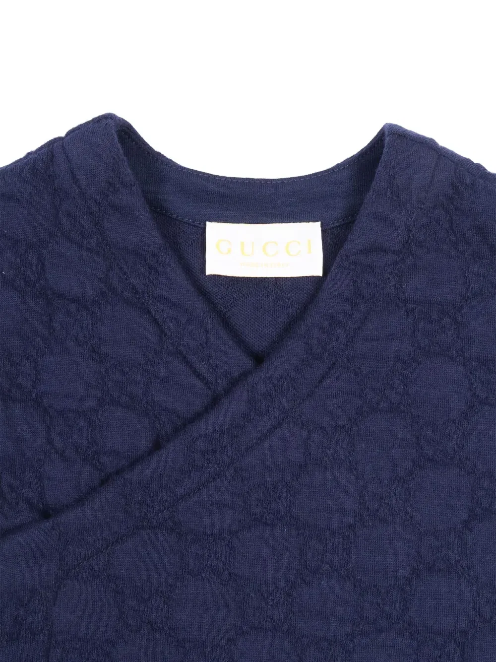Комплект мягкой футболки GG Gucci Kids, синий — фото 3