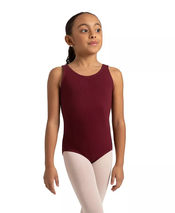 

Детский гимнастический купальник с высоким воротом Capezio, красный
