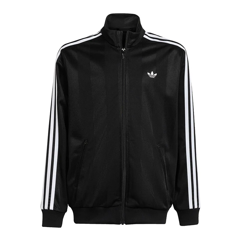 Толстовка adidas Originals Firebird Loose Jacquard на молнии, черный — фото 3