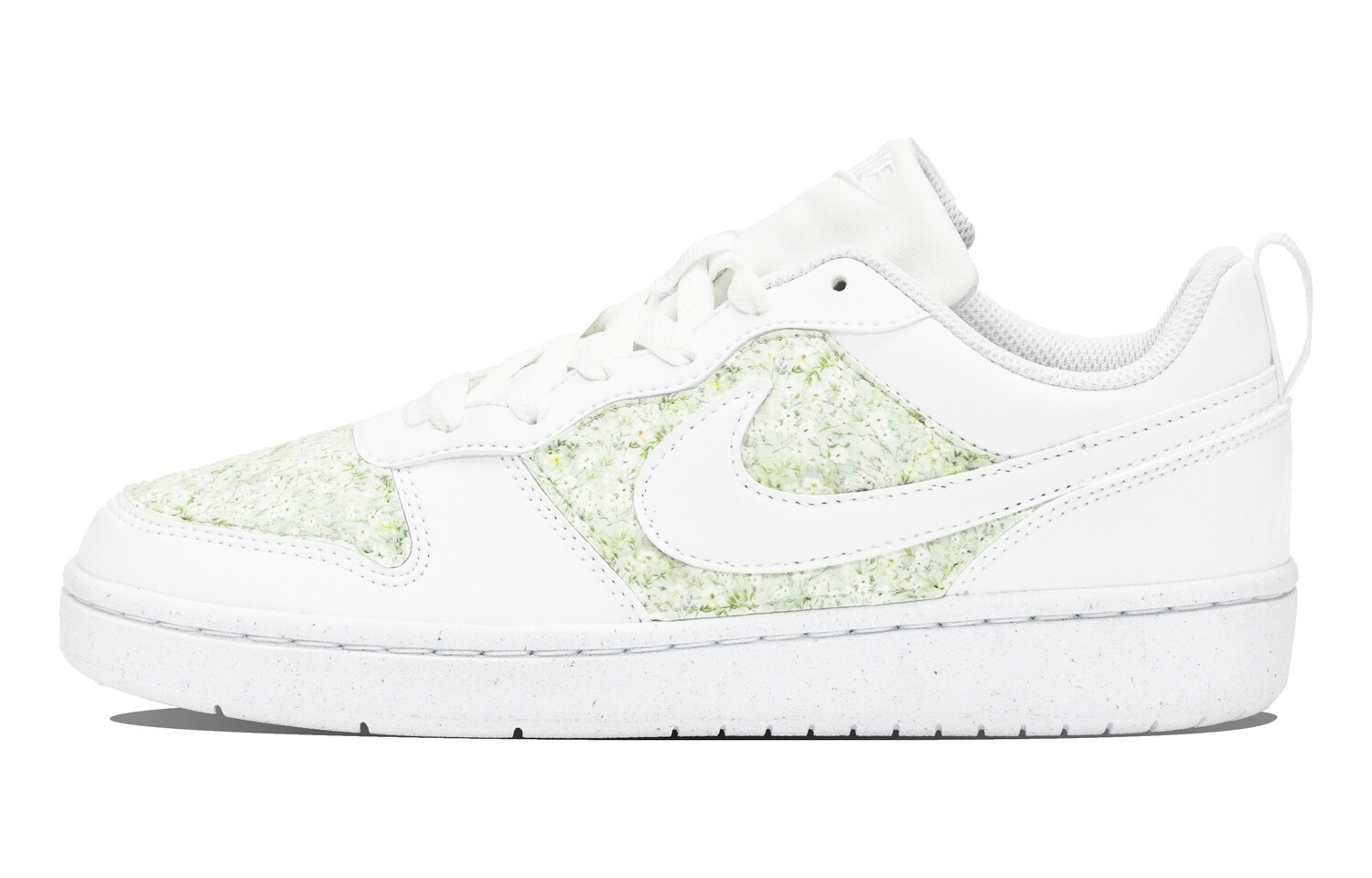 

Кроссовки Nike Court Borough Skateboarding Shoes Women's Low-top Green, белый