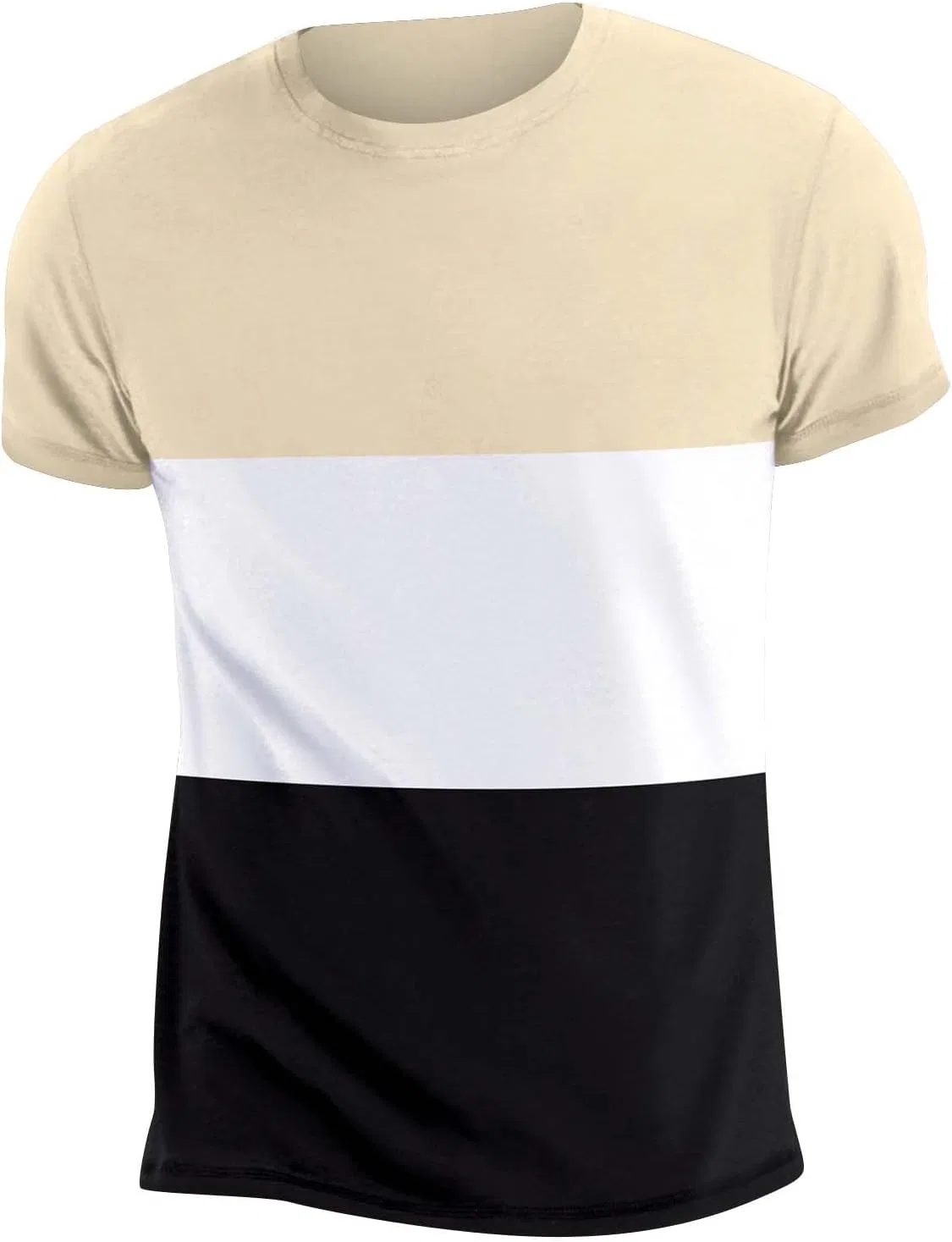 Футболка мужская с длинным рукавом, цвет блок, хлопок, White#27-striped T-shirts — фото 2