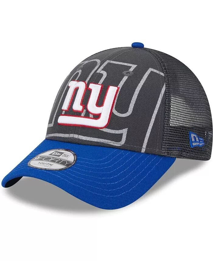 

Регулируемая шапка Big Boys and Girls графитового цвета New York Giants Reflect 9FORTY New Era
