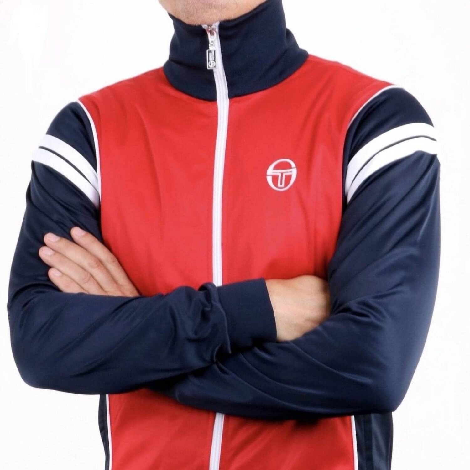 

Красный/темно-синий тректоп Scirocco Sergio Tacchini