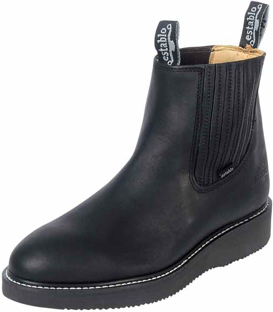 

Мужские ботинки, выполненные из натуральной кожи, произведенные в Мексике, рабочая обувь ESTABLO Generic, черный