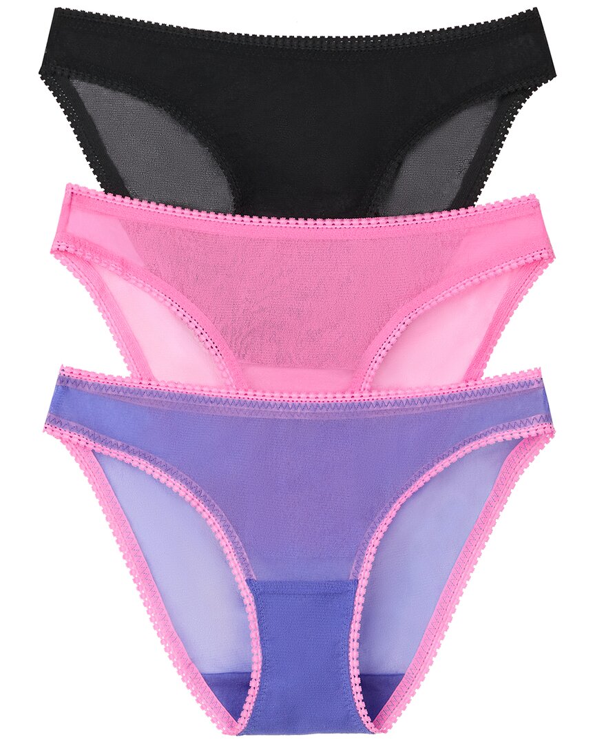 

Gossamer 3pk Gossamer Mesh Hip Bikini On Gossamer, мультиколор