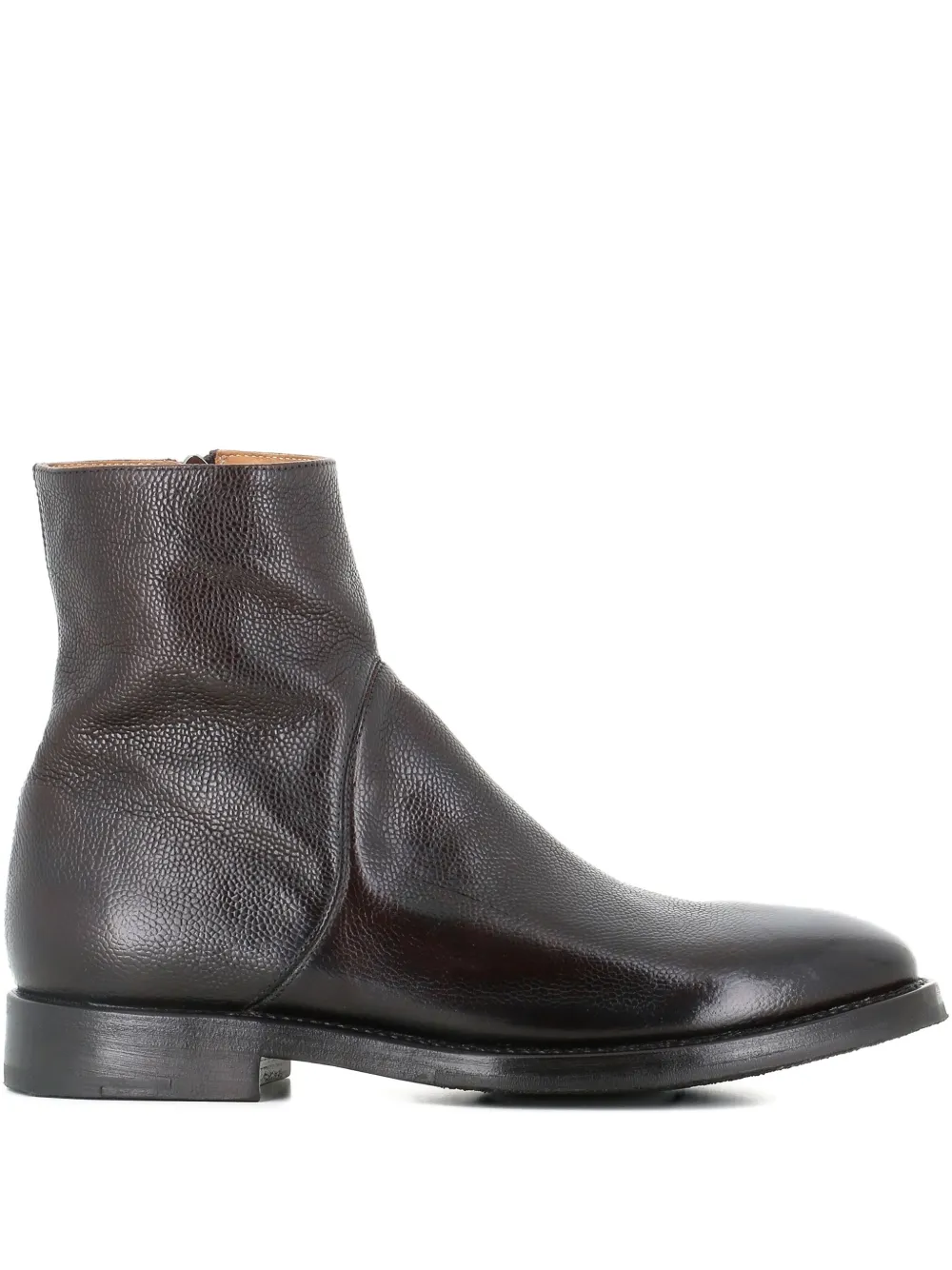 

Кожаные ботинки Ethan на молнии Alberto Fasciani, коричневый