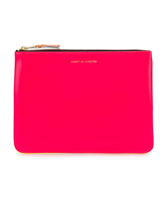 

Флуоресцентный кожаный кошелек Comme Des Garã§Ons, мультиколор