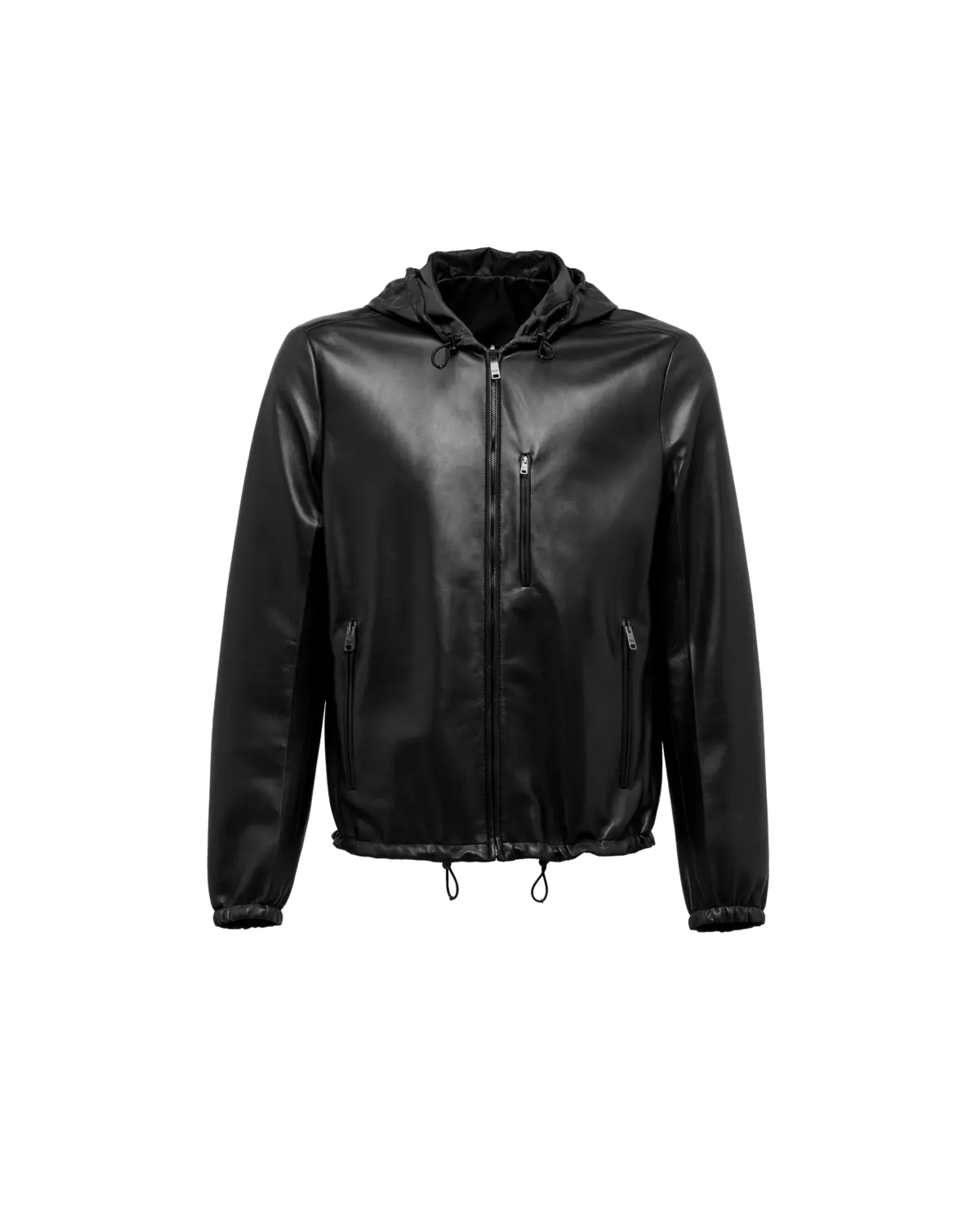 

Двусторонняя куртка из наппы Prada, черный