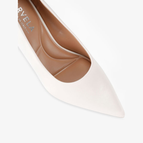 Туфли-лодочки Carvela Corletta с заостренным носком, белый — фото 3
