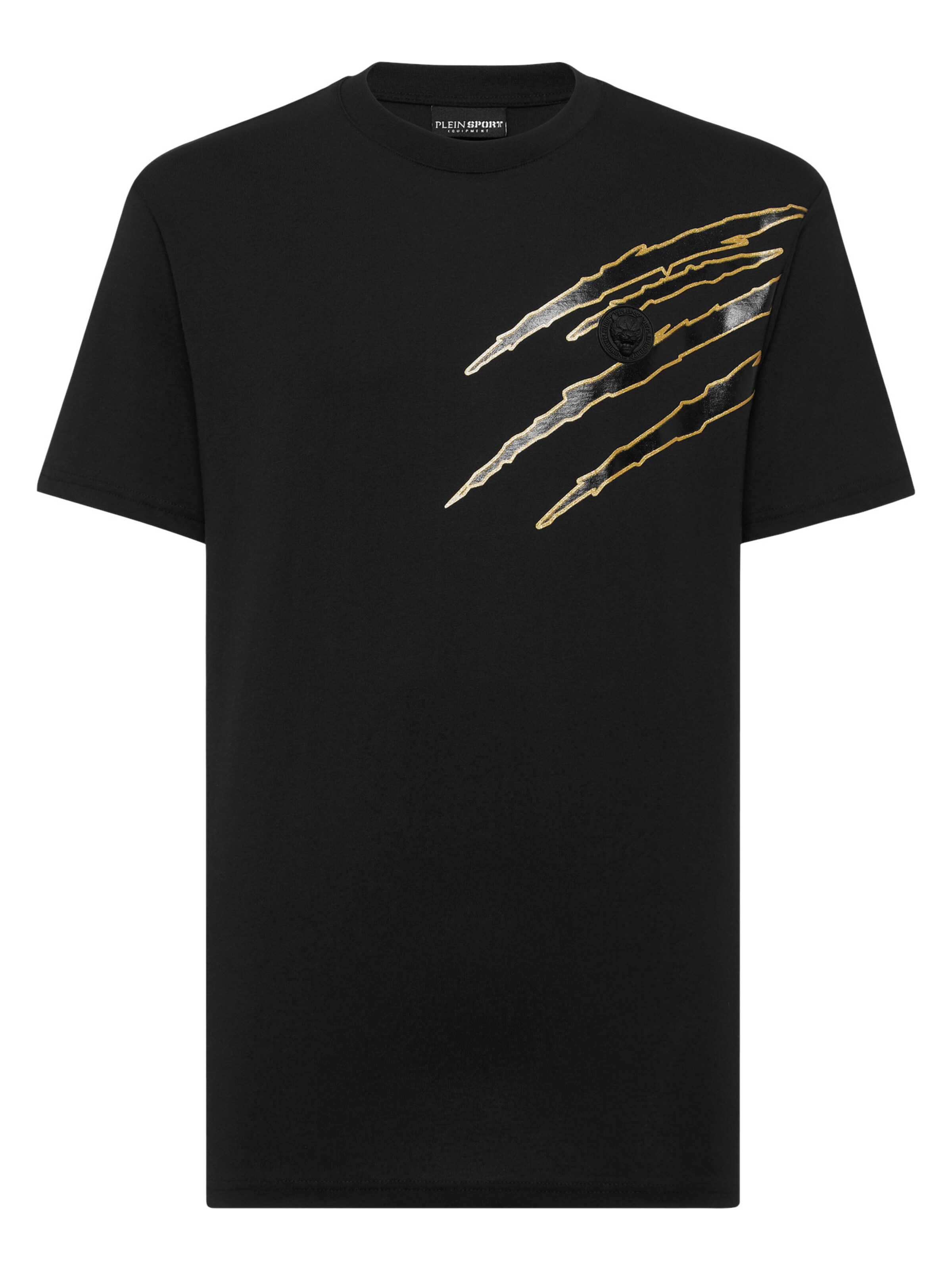 

Plein Sport Футболка 'Scratch' в черном цвете