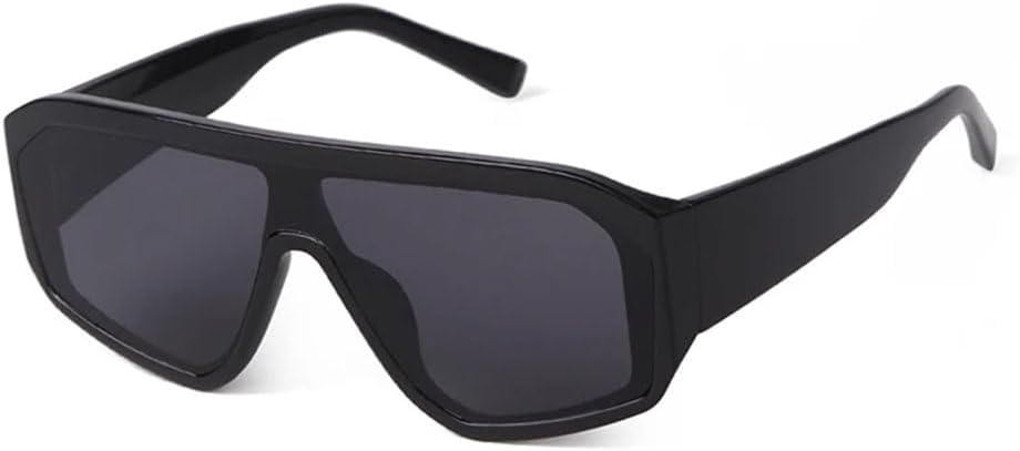 

Большие солнцезащитные очки для мужчин, солнцезащитные очки с плоской верхней частью, прямоугольные солнцезащитные очки для женщин, защита от ультрафиолета UV400 generic, C1