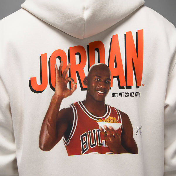 Толстовка Air Jordan Flight MVP OK Hoodie 'White', белый — фото 4