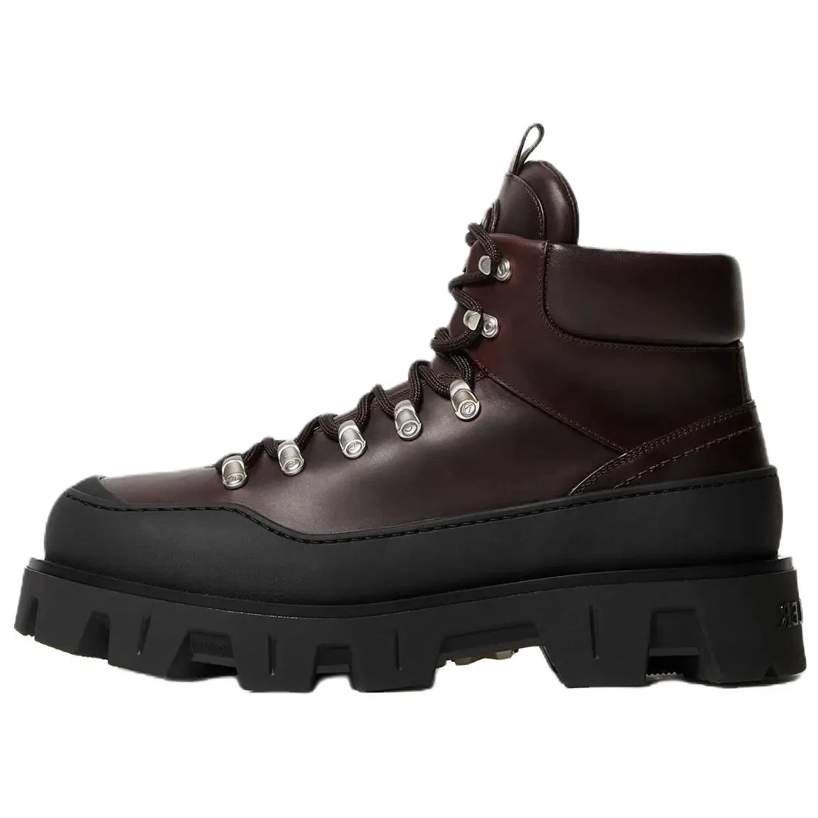 Ботинки Combat Boots из телячьей кожи Moncler коричневый