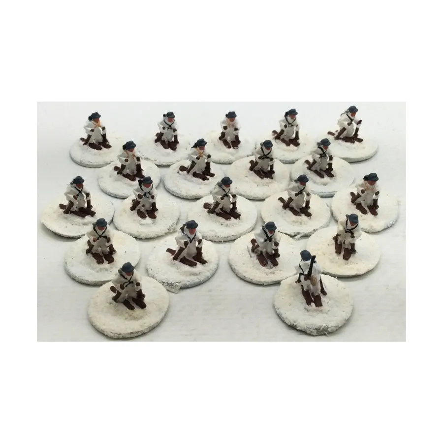 

Финские лыжные войска №1 времен Второй мировой войны, Miscellaneous Historical Miniatures - Loose Miniatures (10mm) (Unidentifiable Manufacturer)