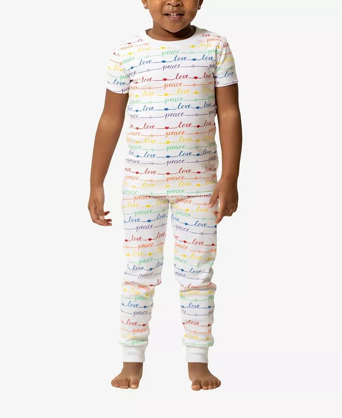

Комплект пижамы из 2 предметов для мальчиков и девочек «Peace and Love» Pajamas for Peace