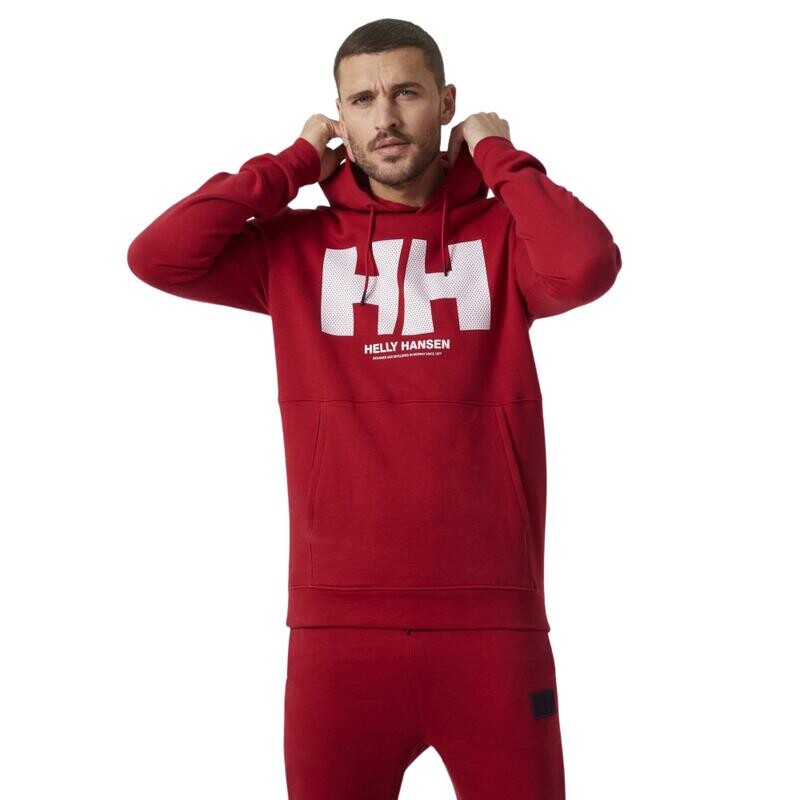 

Мужская толстовка Helly Hansen RWB с капюшоном, цвет rojo