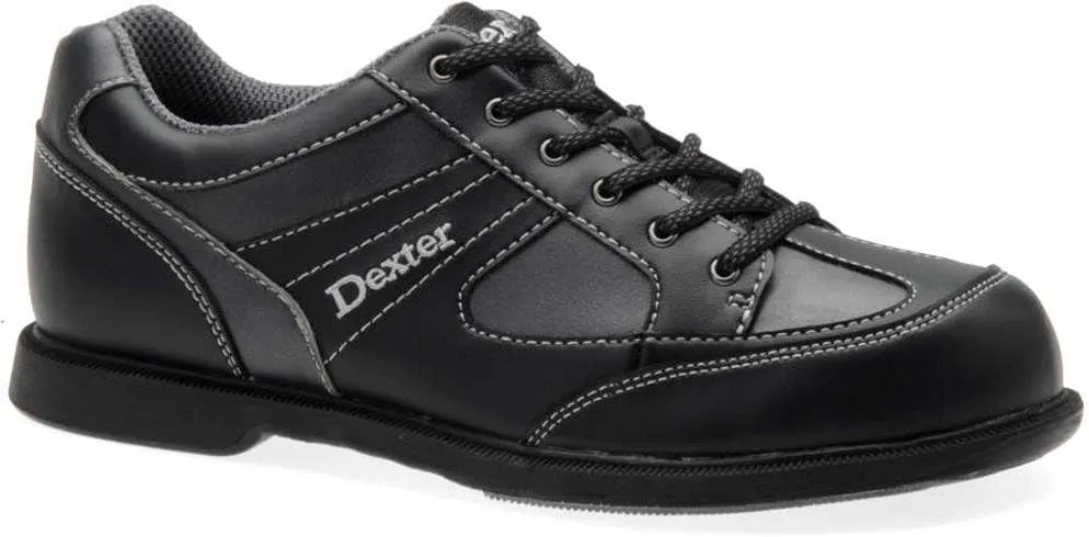 Мужские туфли для боулинга Dexter Pro Am II Black Grey Alloy, Semi Professional, черный/серый сплав США