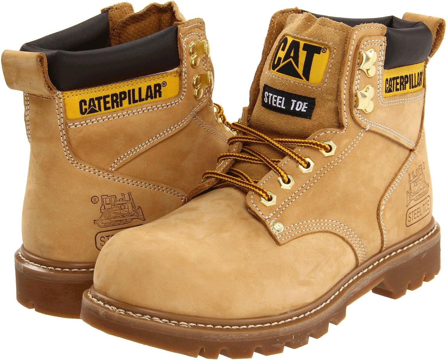 

Рабочая обувь со стальным носком 2nd Shift Steel Toe Caterpillar, цвет Honey Nubuck