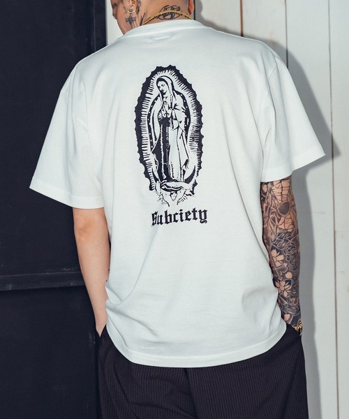 

Футболка, крой оверсайз, бренд Subciety, цвет белый