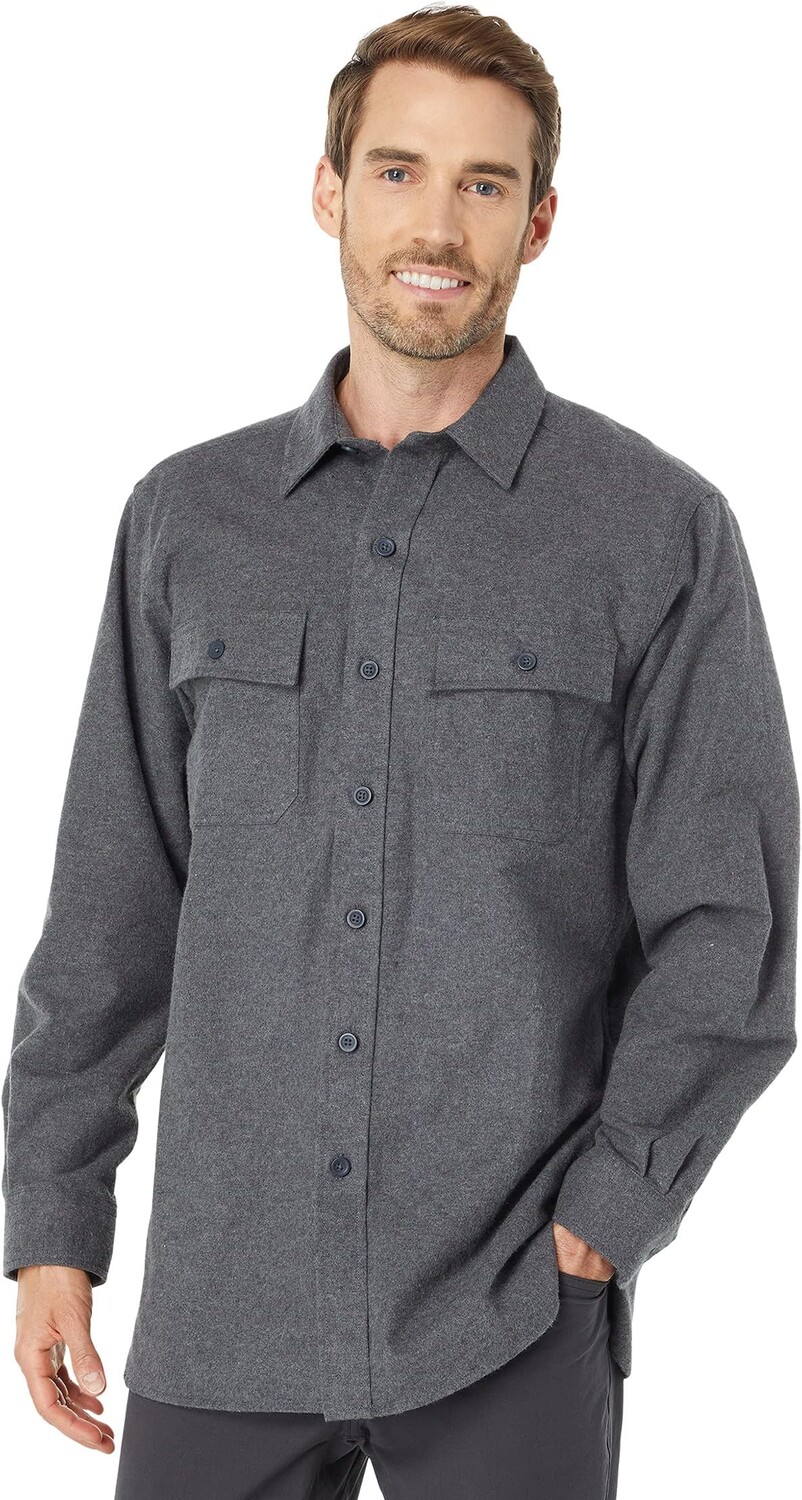 

Рубашка из замши, стандартная L.L.Bean, цвет Charcoal Gray Heather