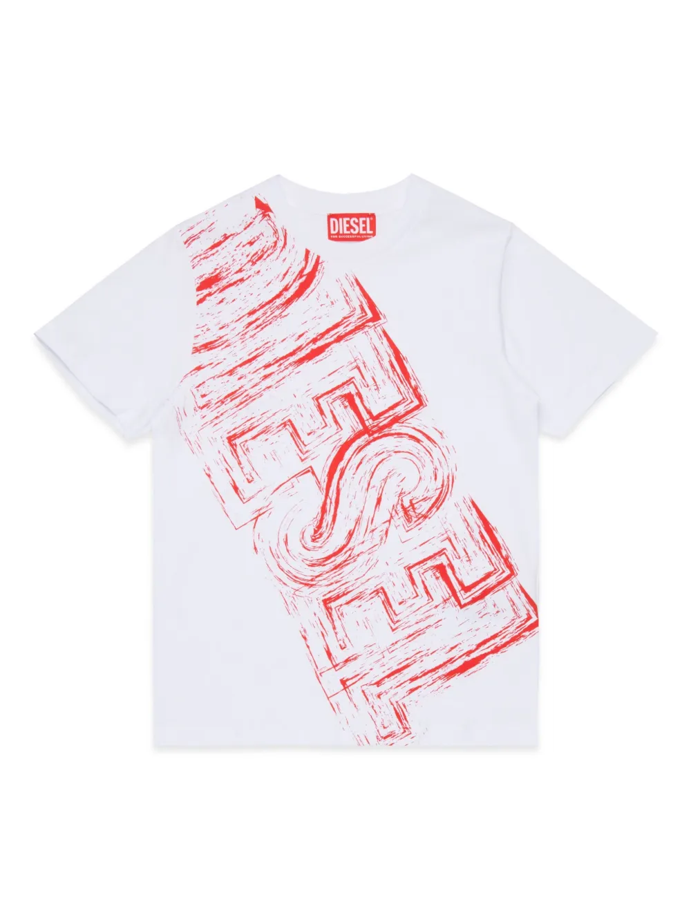 

Футболка с логотипом Diesel Kids, белый