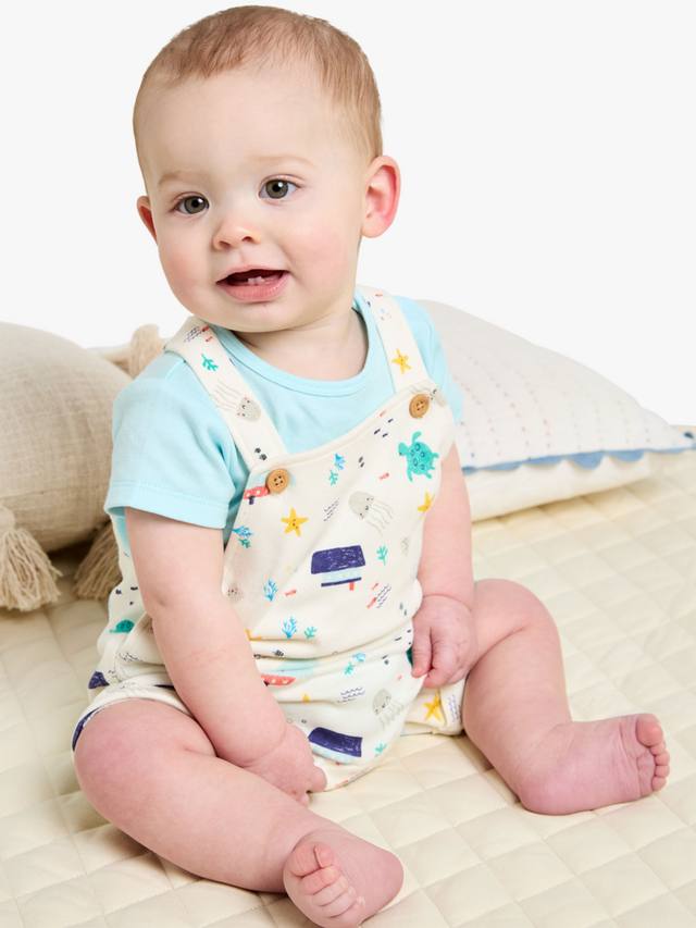 

Комплект детских комбинезонов и боди Mini Cuddles, цвет Blue/Grey
