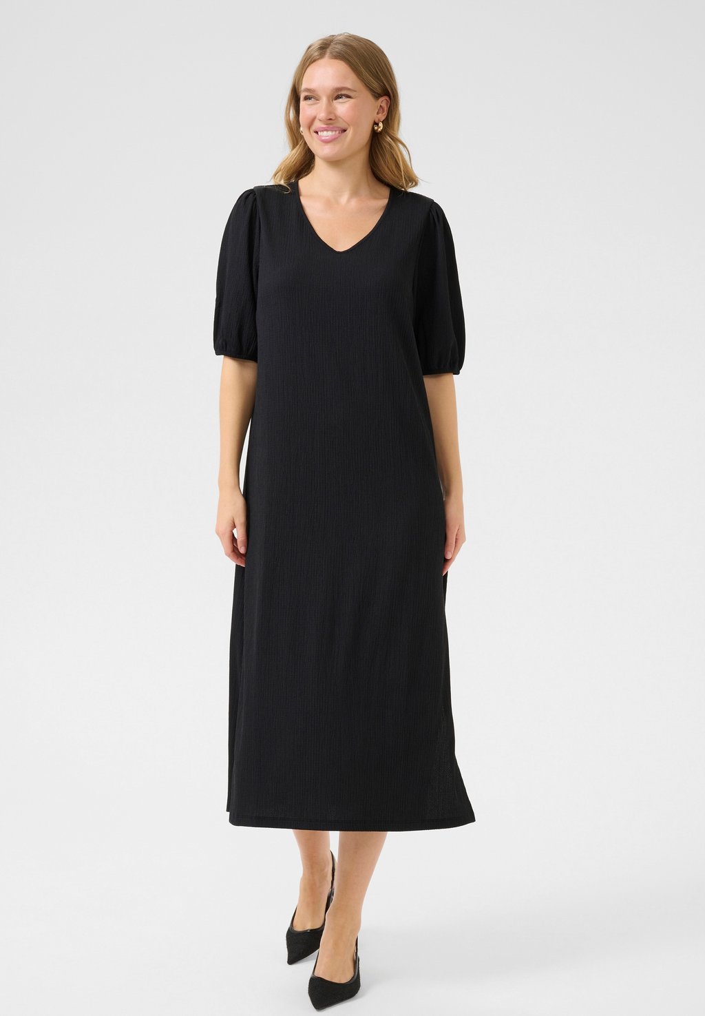 

Платье из джерси ANIKA WITH V-NECK Kaffe, черный