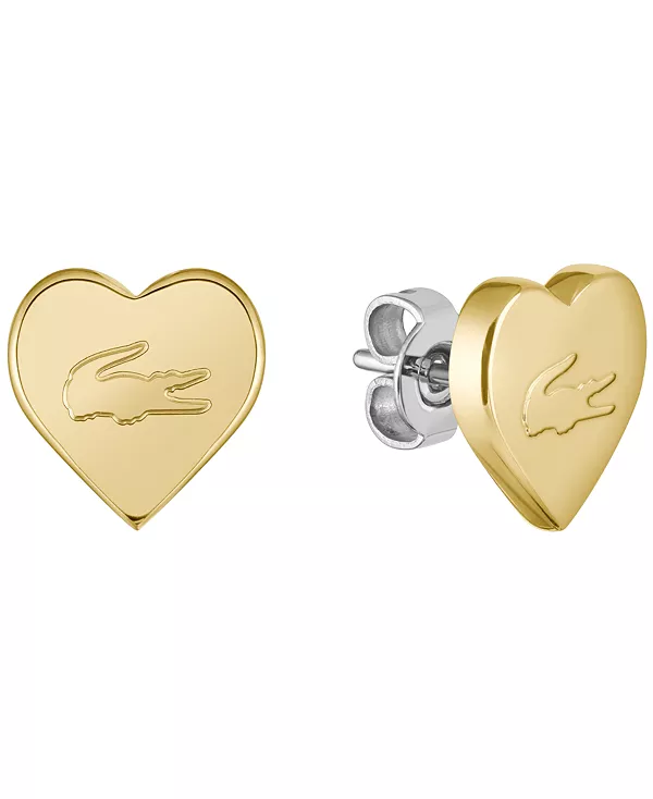 

Серьги Women's Love My Croc из желтого золота с IP-покрытием Lacoste, gold