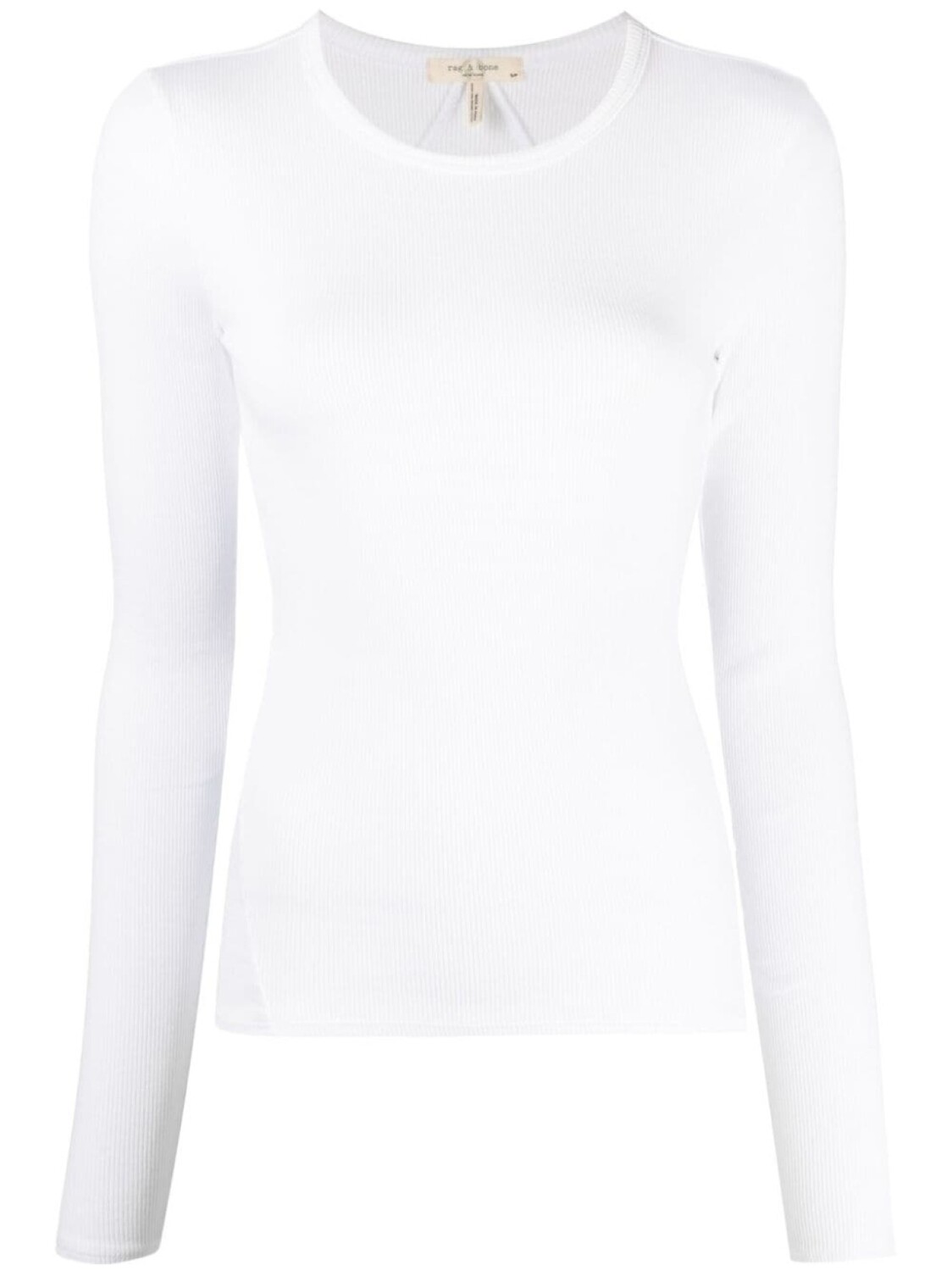 

Топ из органического хлопка с длинными рукавами rag & bone, белый
