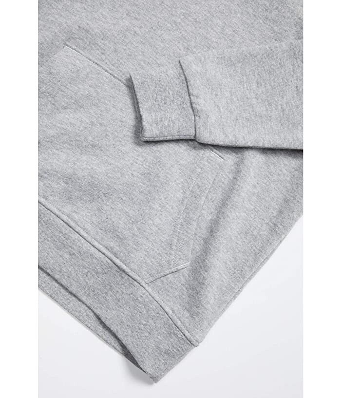 Детская толстовка #4kids Essential Hoodie серого цвета с длинными рукавами, пуловер JDM855 — фото 2