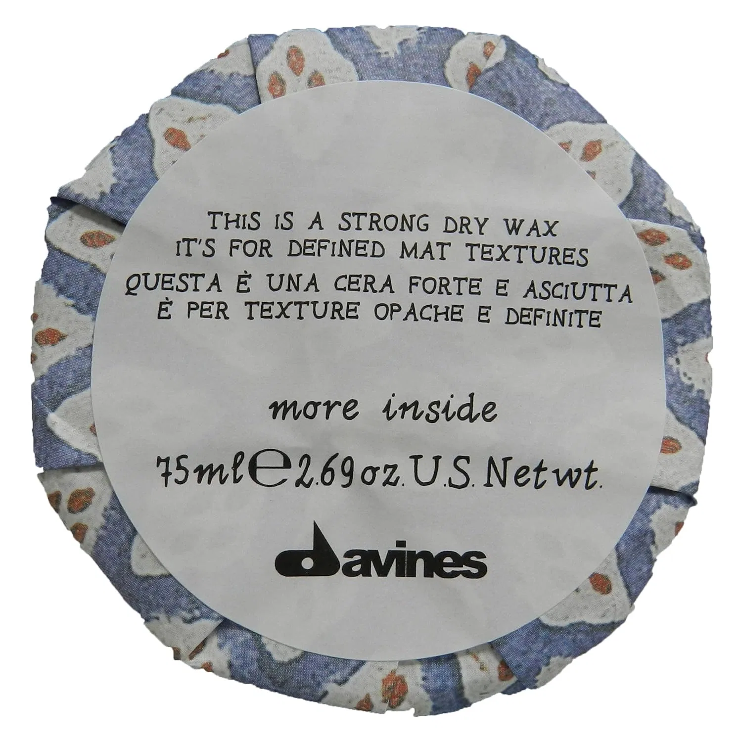 Сухой воск для укладки волос «This is a Strong Dry Wax» от Davines Davines