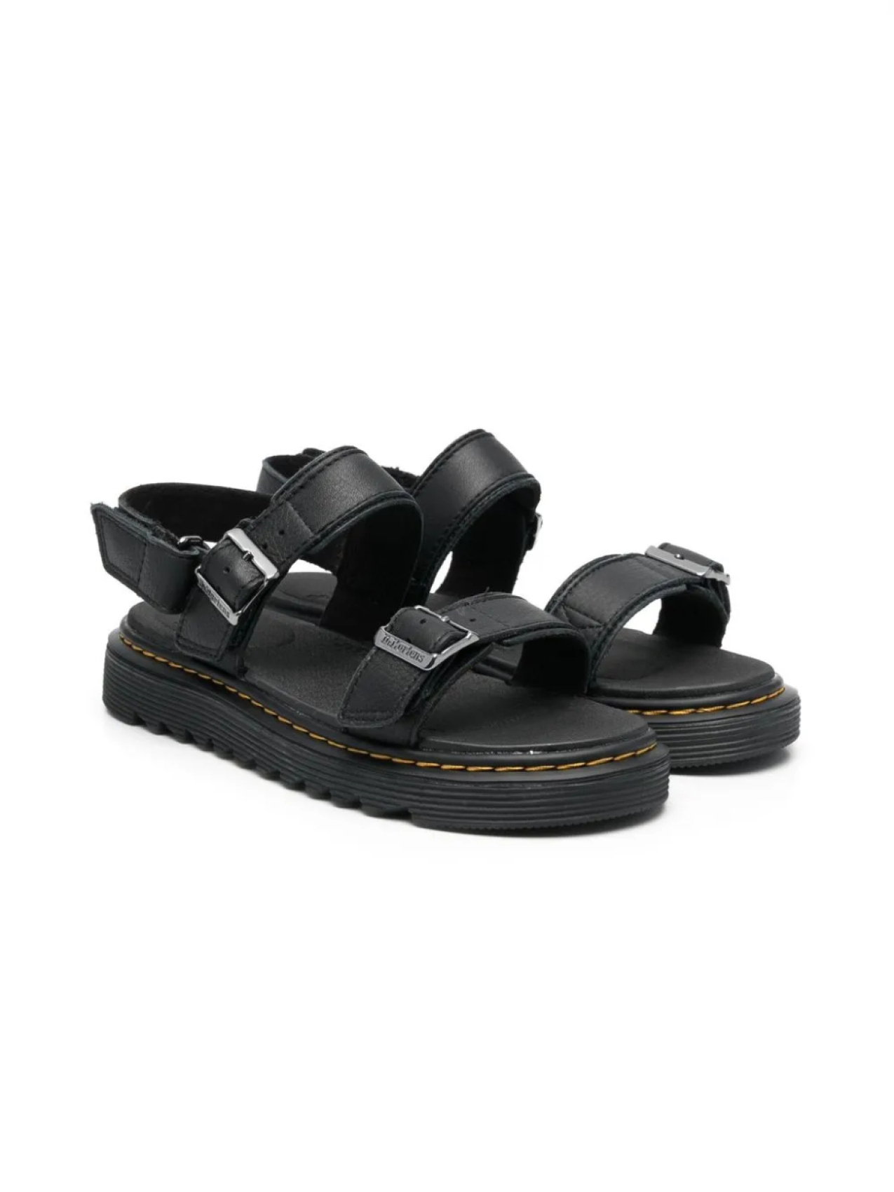 

Сандалии Stellar с пряжками Dr. Martens Kids, черный