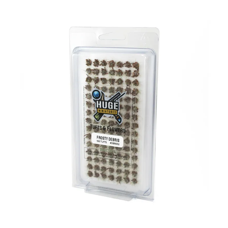 

Пучки мусора — Морозный, Miniature Basing Tufts (Huge Miniatures)