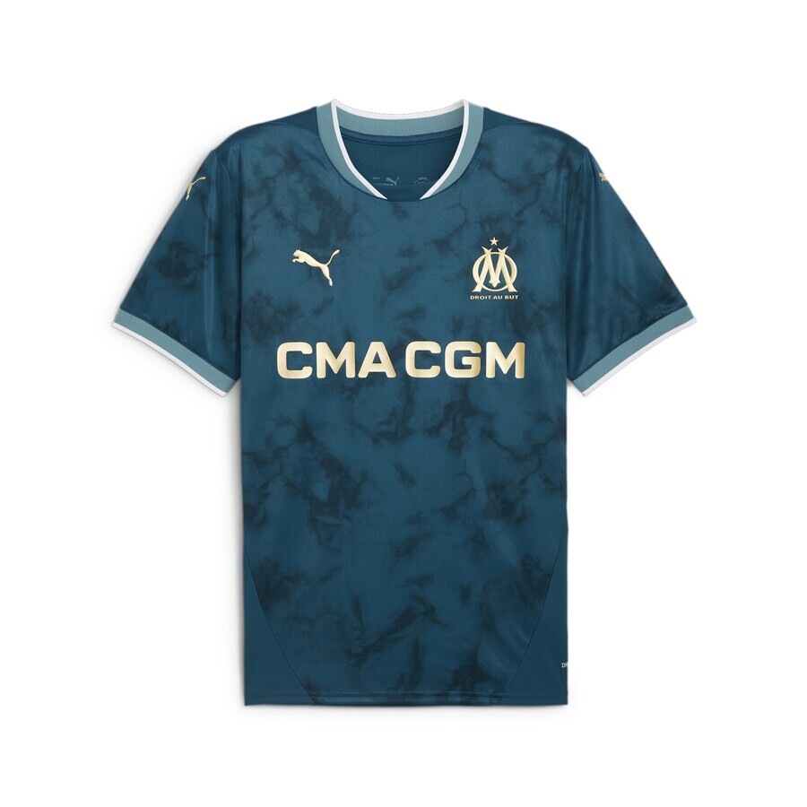 

Джерси PUMA Jersey Olympique de Marseille 24/25, цвет Cyan blue/Dark blue