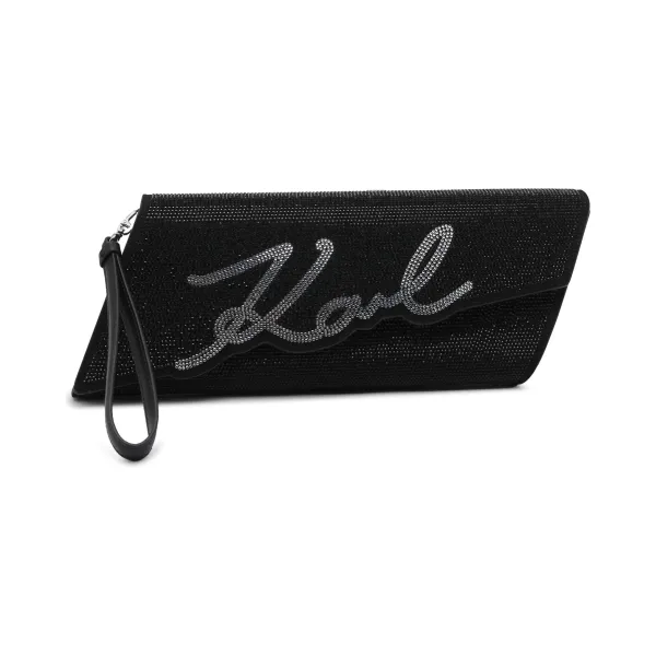 

Фирменный клатч Pochette k/evener rhi Karl Lagerfeld, черный