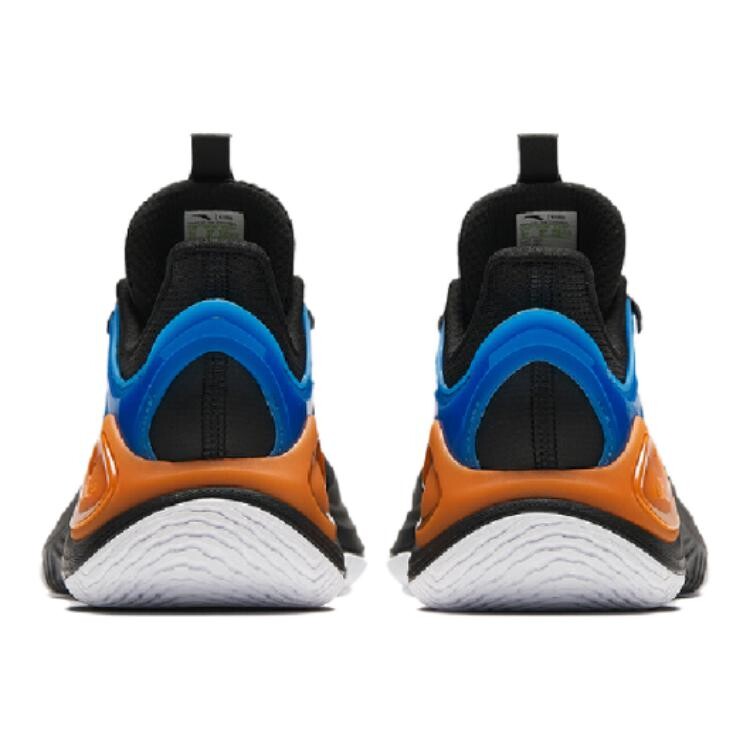 Детские баскетбольные кроссовки GS Low-top белые/оранжевые Anta Kids, черный — фото 4