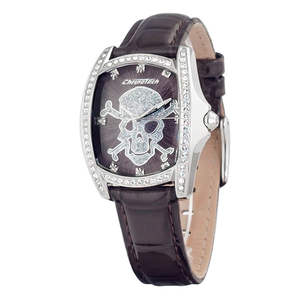 

Женские часы Chronotech Leather, черный