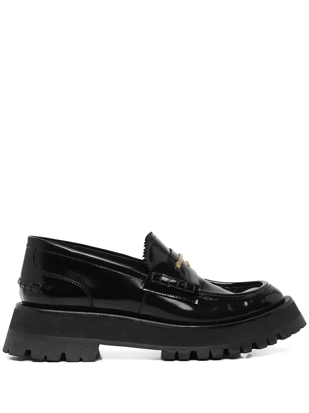 Лоферы Carter на массивной подошве Alexander Wang, черный