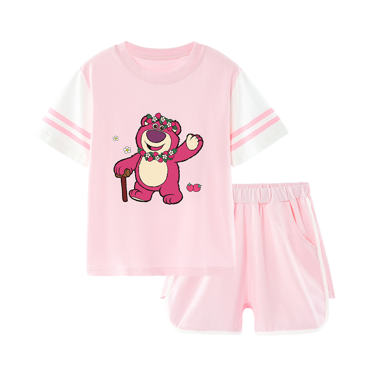 

Disney Повседневный спортивный костюм розовый для детей 3-7 лет