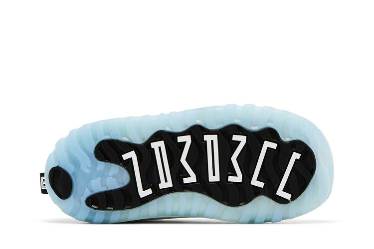 Кроссовки Air Jordan 11 Retro TD Legend Blue / Columbia2024, белый — фото 4